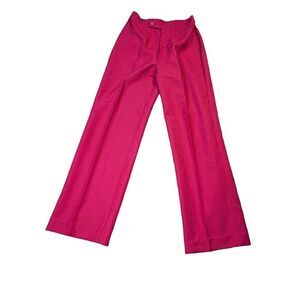 Russ Togs junior high waisted,wide leg , 26/30 vintage polyester pants.